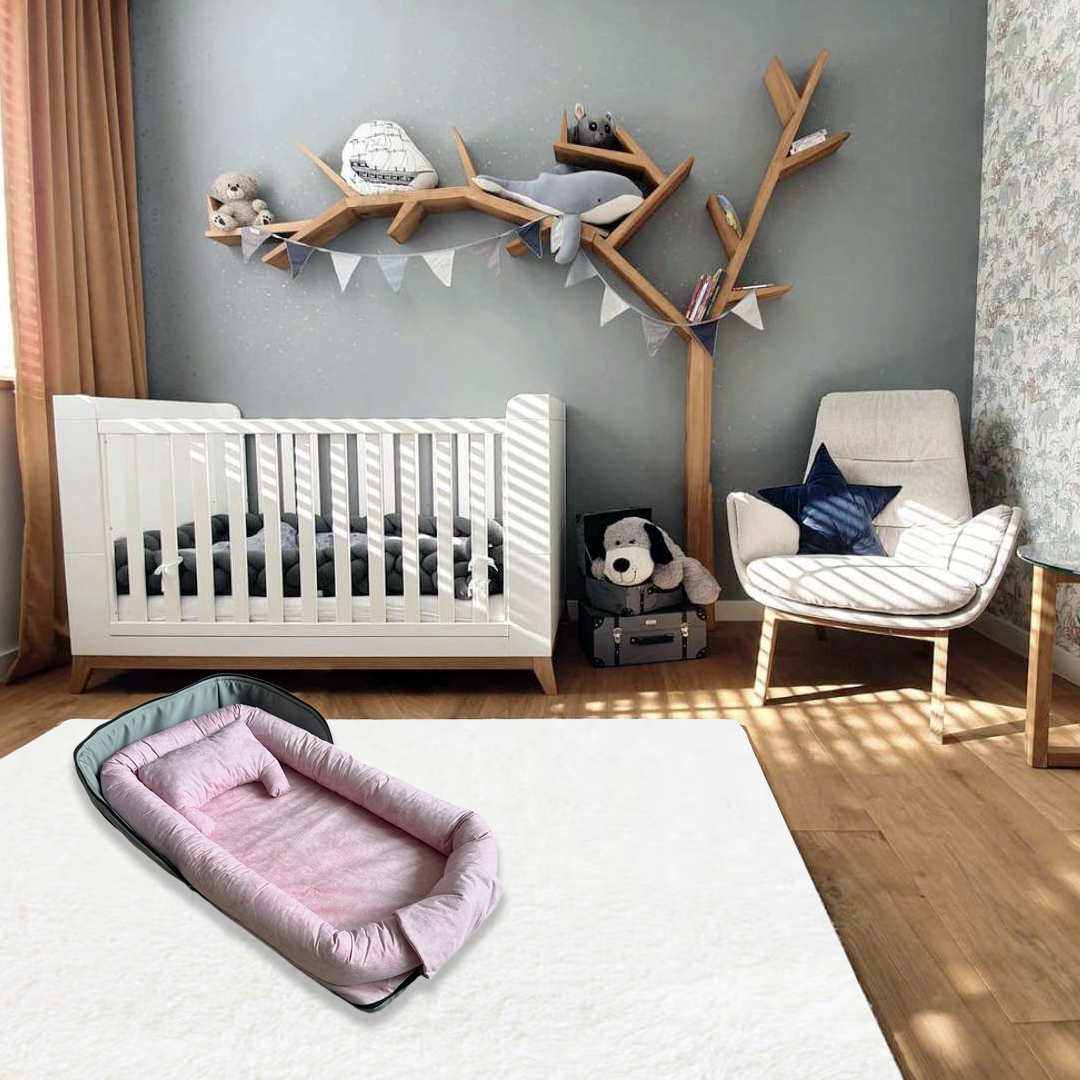 Çantalı Babynest - Taşınabilir Anne Yanı Yatağı