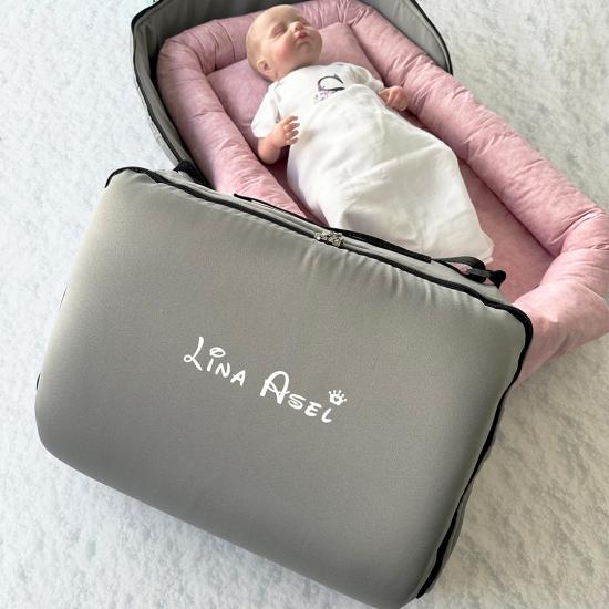 Çantalı Babynest - Taşınabilir Anne Yanı Yatağı